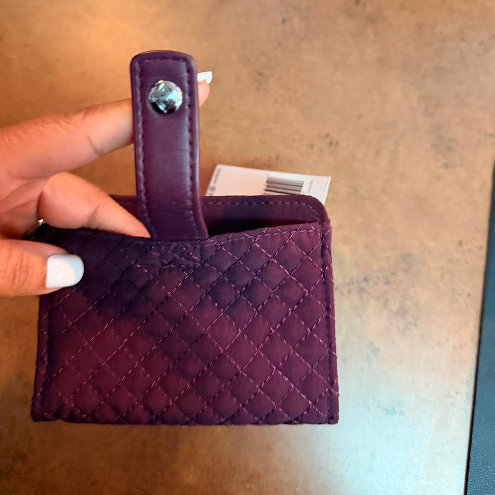 Vera Bradley Quilted Burgundy Wallet - Picture 7 of 7